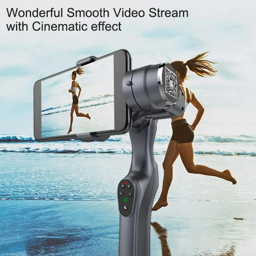 

JJ-1S 2-axis Smartphone Selfie Brushless Handheld Gimbal Tray Stabilizer with Cam Adapter for GOPRO/Xiaomi YI/SARGO Camera