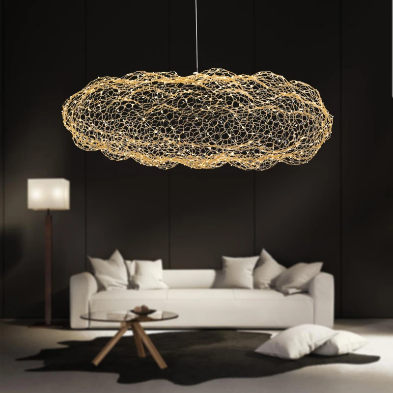  modern creative cloud light fixtures led pendant lamp starry personality hotel restaurant bar desig - 32822841728