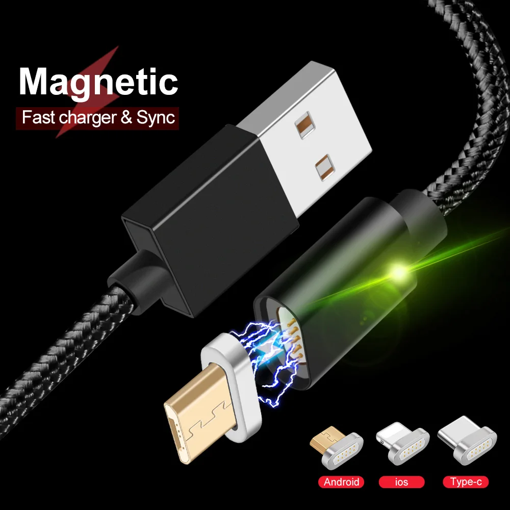 Олаф магнитное зарядное устройство USB кабель адаптер для iPhone Micro ...