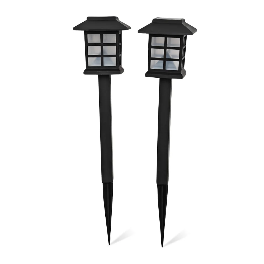 

2pcs Solar LED Light Lawn Light Garden Decorative Lamp Landscape Light Sensor Turn On Automatically For Outdoor Yard Pathway