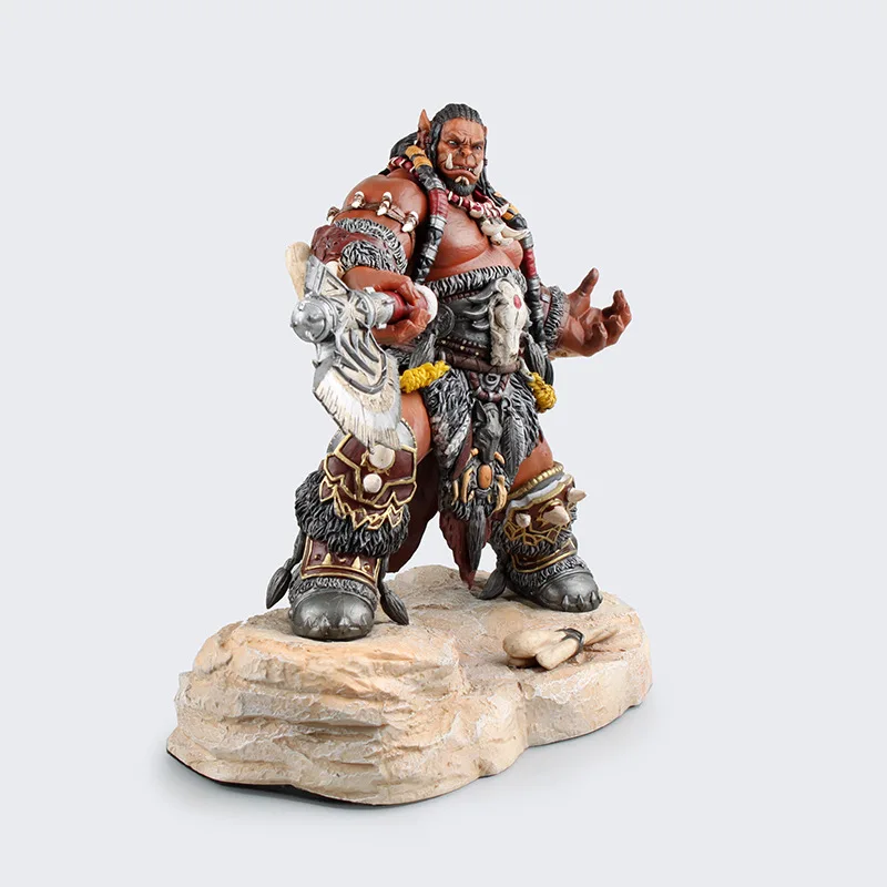 

22cm WOW Durotan Frostwolf Clan Cacique Action Figure Toys Cartoon Game Collection Model kids gift