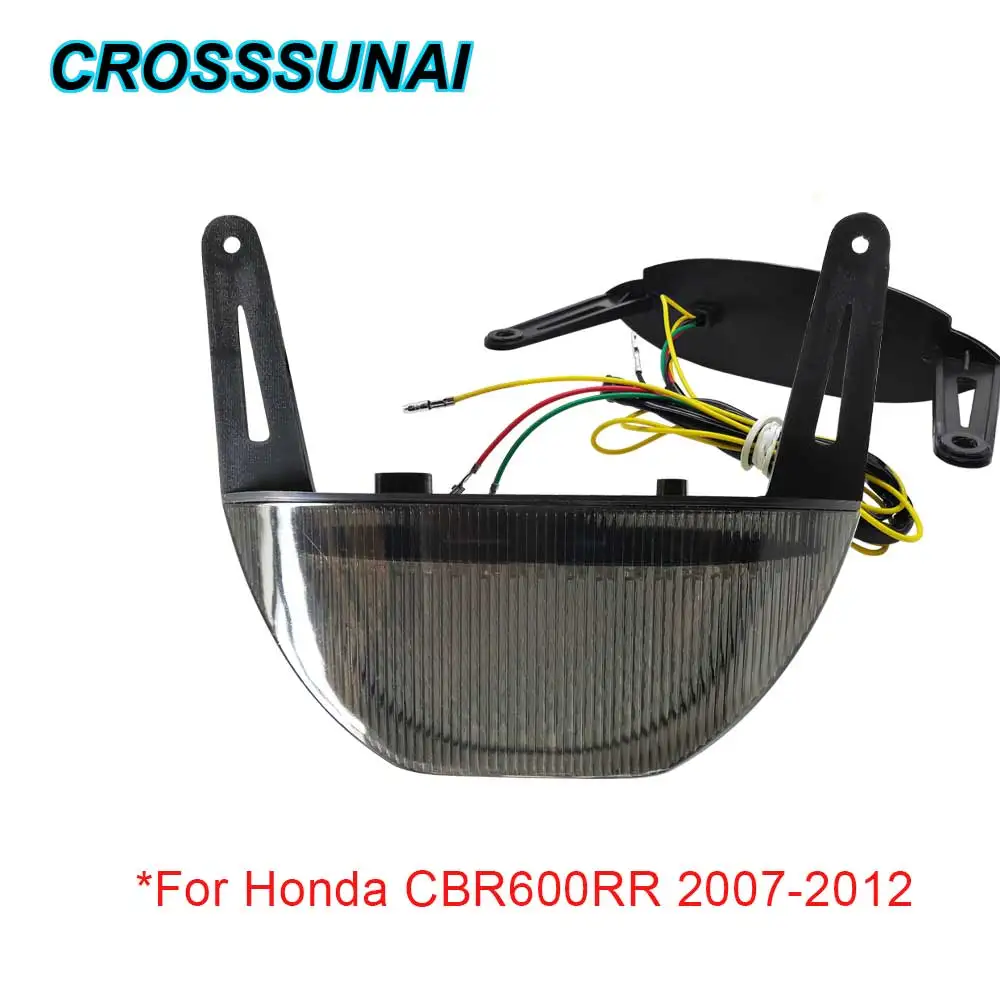 

Clignotant Moto Turn Signal Warn LED light Motorcycle Tail Assembly Integrated LED Brake Light For Honda CBR600RR 2007-2012