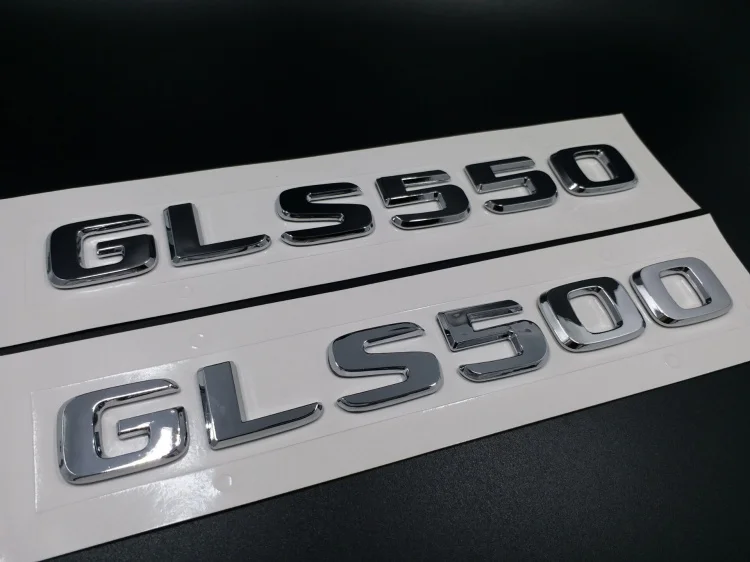 17 18 для Mercedes W166 GLS класс багажник Задняя эмблема буквы стикер GLS500 GLS550|Наклейки на