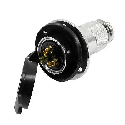 

Pannel Mount P25-3 Core 3 Terminal Aviation Circular Cable Connector