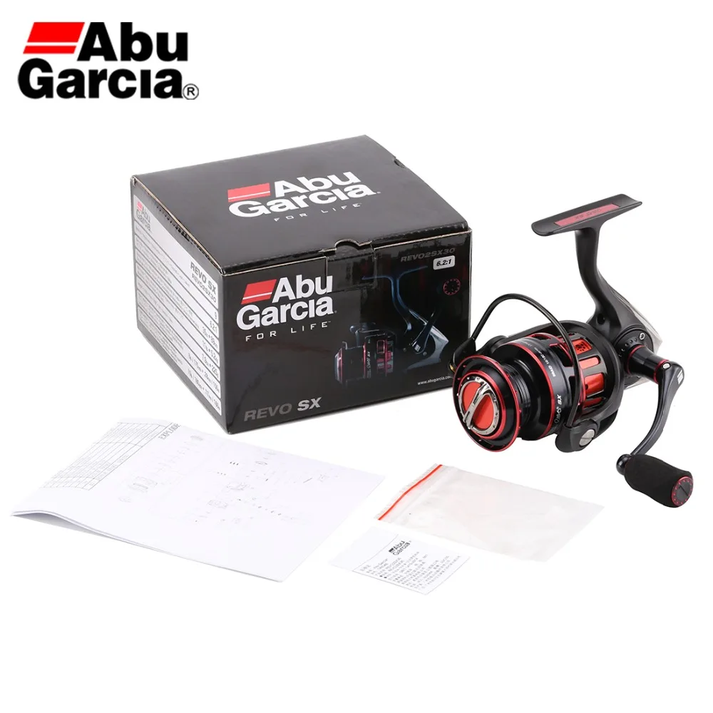 Оригинальная ABU GARCIA 6,2: 1 REVO2SX SX 20 30 40 спиннинговая Рыболовная катушка 8+ 1BB 4,9 кг-7,7 кг Макс Драг свежие и соленые рыболовные снасти