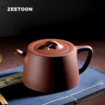 

260cc Authentic Yixing Teapot Master Handmade Ruyi Jinglan Pot Chinese Kung Fu Tea Set Teaware Health Care Purple Clay Tea Pot