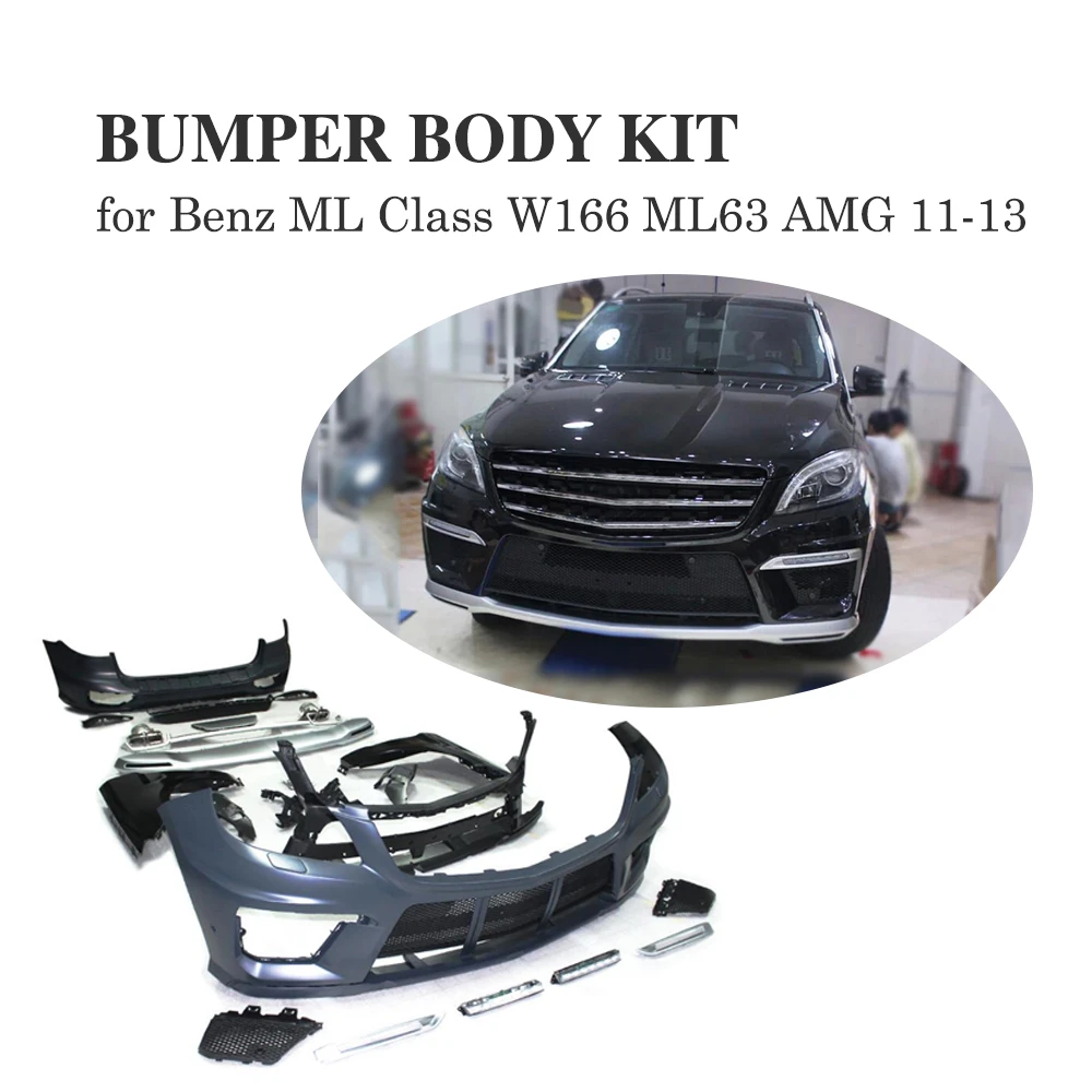Auto Body Kits Fur Mercedes Benz Ml Klasse W166 Ml63 Amg 2011 2012 2013 Pp Zubehor Car Styling Car Accessoriesstyling Car Aliexpress
