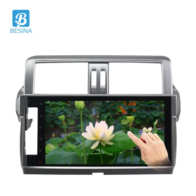 Sale Besina 10.1" Android 8.0 Car Radio For Toyota Lander Cruiser Prado 150 2014 Multimedia Player GPS WIFI Audio Stereo 2G+32G 2