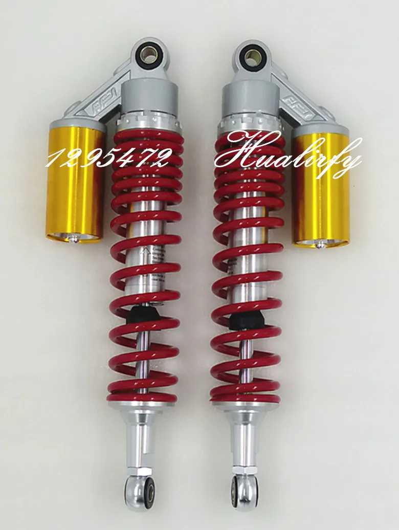 Universal 8mm spring 375mm Air Shock Absorber Suspension motorcycle for