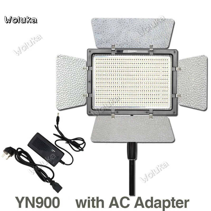 YONGNUO-YN900-YN-900-LED-Video-Light-Photo-Lighting-with-Power-Adapter-High-CRI-95-3200K