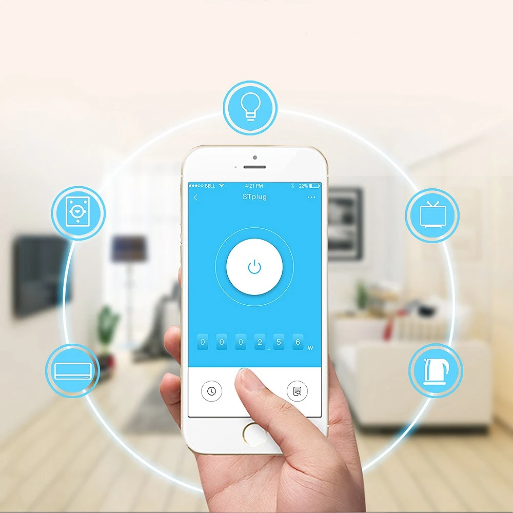 Основной Wi Fi умная розетка беспроводной штекер умный дом переключатель Мощность Розетки работать с для Alexa Google помощник ЕС Plug