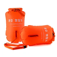 Надувные сумки для плавания для хранения Двойные Подушки Безопасности плавающий дрейфующий буй детский замок для взрослых безопасный легко обучающийся мешок для плавания