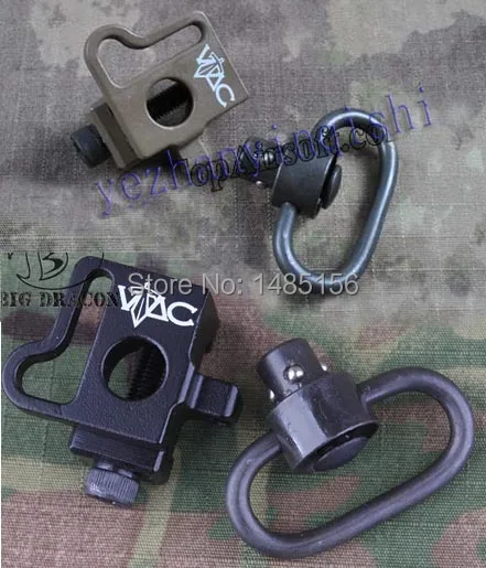 VAC стиль QD Quick release push stud sling шарнирное крепление подходит 20 мм ris ras rail BK/DE