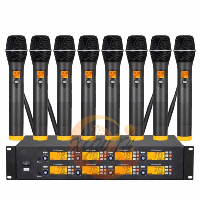 STARAUDIO UHF Dual Channel Wireless Handheld Microphone
