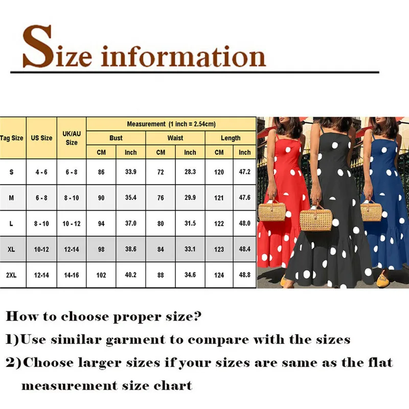 Новинка, хит, платья размера плюс, бохо, женское летнее праздничное платье в горошек, с принтом, макси, Пляжное, на тонких бретелях, длинное, Пляжное, Повседневное платье