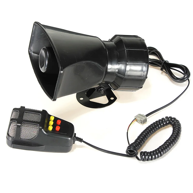 12V трубы Рог Динамик аудиоразъем Авто Мото 105db коровы+ сирены+ песни