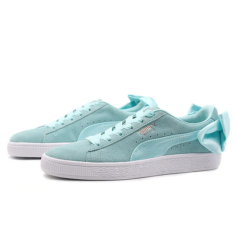 Original New Arrival PUMA Suede Bow Wns Women's Skateboarding Shoes Sneakers