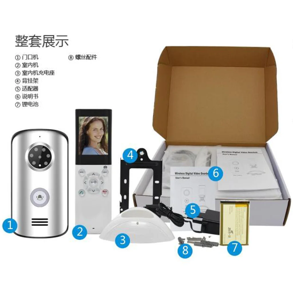 Wireless Smart 2.4G Signal Doorbell Chime Voice Door Bell Bell
