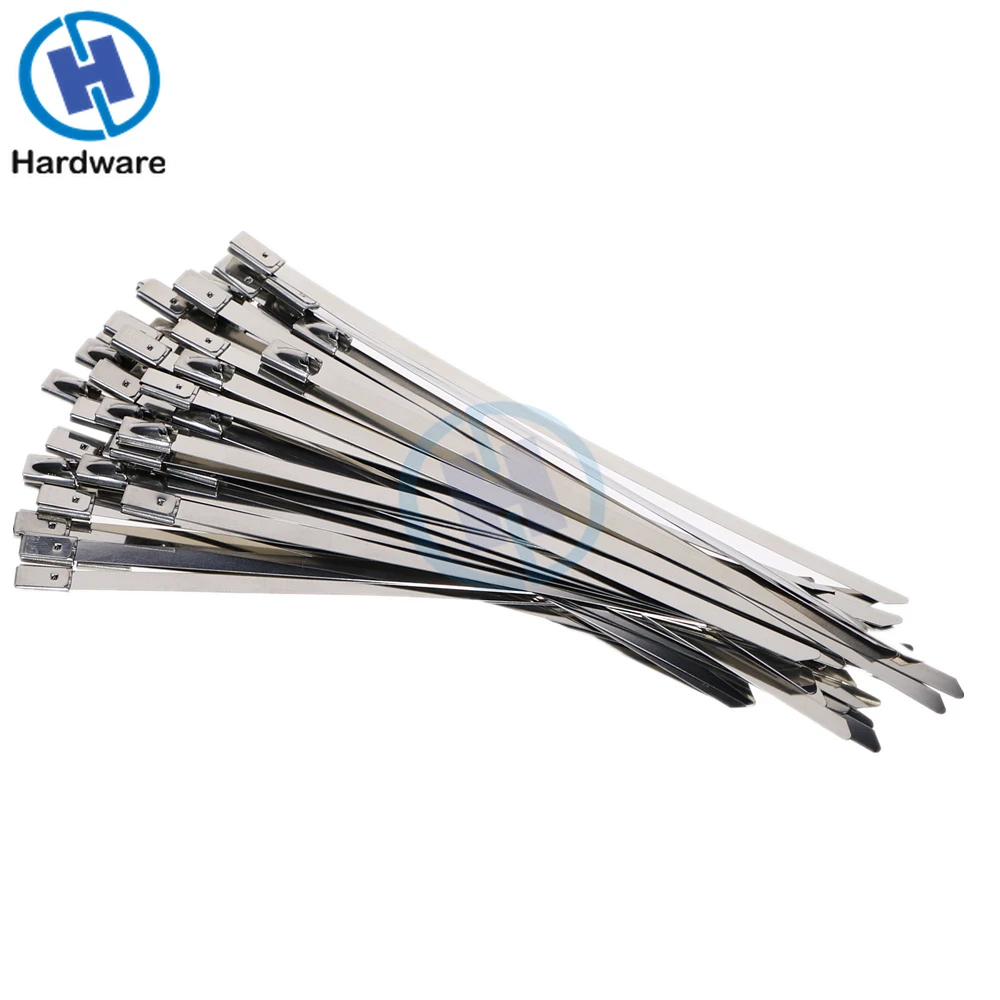 5 Stainless Steel Cable Ties for Heat Wrap 400mm 4.6mm