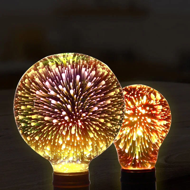 3D estrella bombilla Led 220 V E27 colorido fuegos artificiales Led Bombilla de Edison vacaciones Navidad decoración Lampada LED lámpara lámparas Bombillas 3D estrella bombilla Led 220 V E27 colorido fuegos artificiales Led Bombilla de Edison vacaciones Navidad decoración Lampada LED lámpara lámparas Bombillas