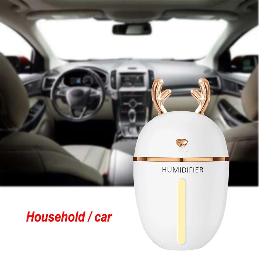 New 450ML Oil Air Humidifier Ultra Aroma Car Diffuser Household USB Fog Make Fashion High Quality and Durable Practical l0418 | Автомобили