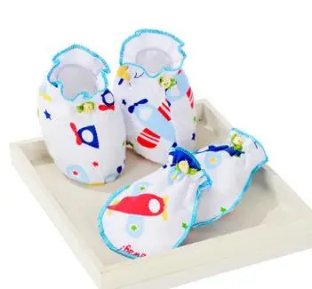Y314 популярные новые для новорожденных хлопок Перчатки анти поймать Детские рукавицы защиты ног - Цвет: 2