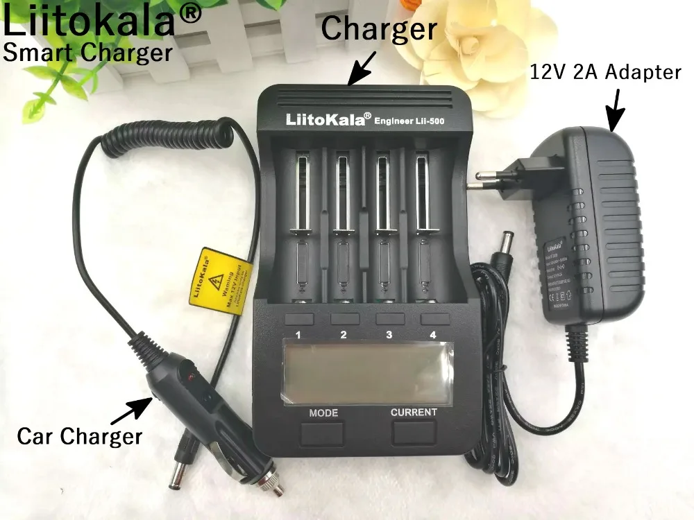 Комплект из 2 предметов. Liitokala 18650 ICR18650-26FM 2600 mAh Защищенный Литий-ионный аккумулятор 3,7 V с печатным фонариком