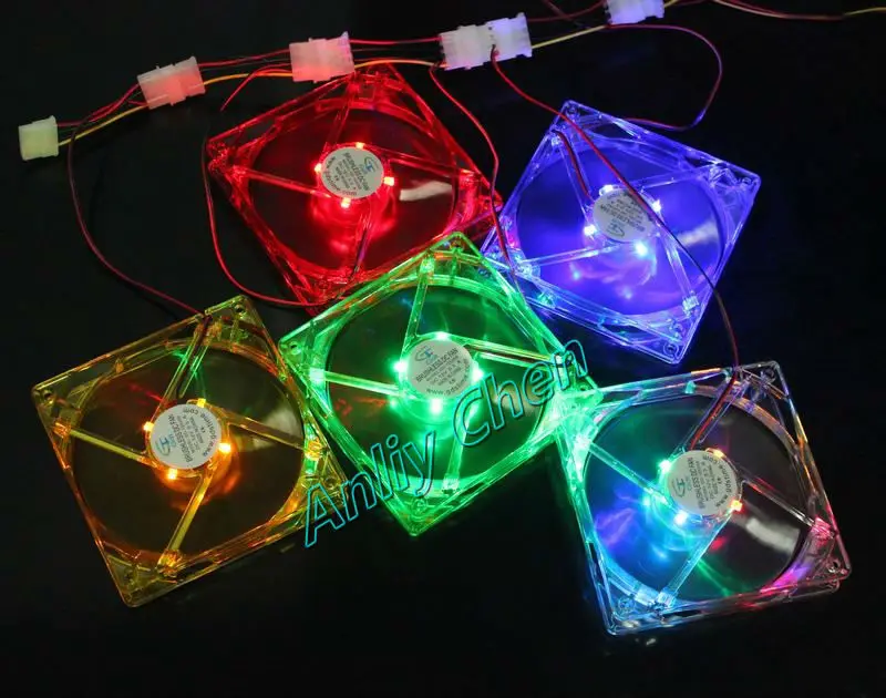 2 шт. в партии завод GDT DC 12 В 120x25 мм см 4Pin Зеленый LED PC компьютер чехол
