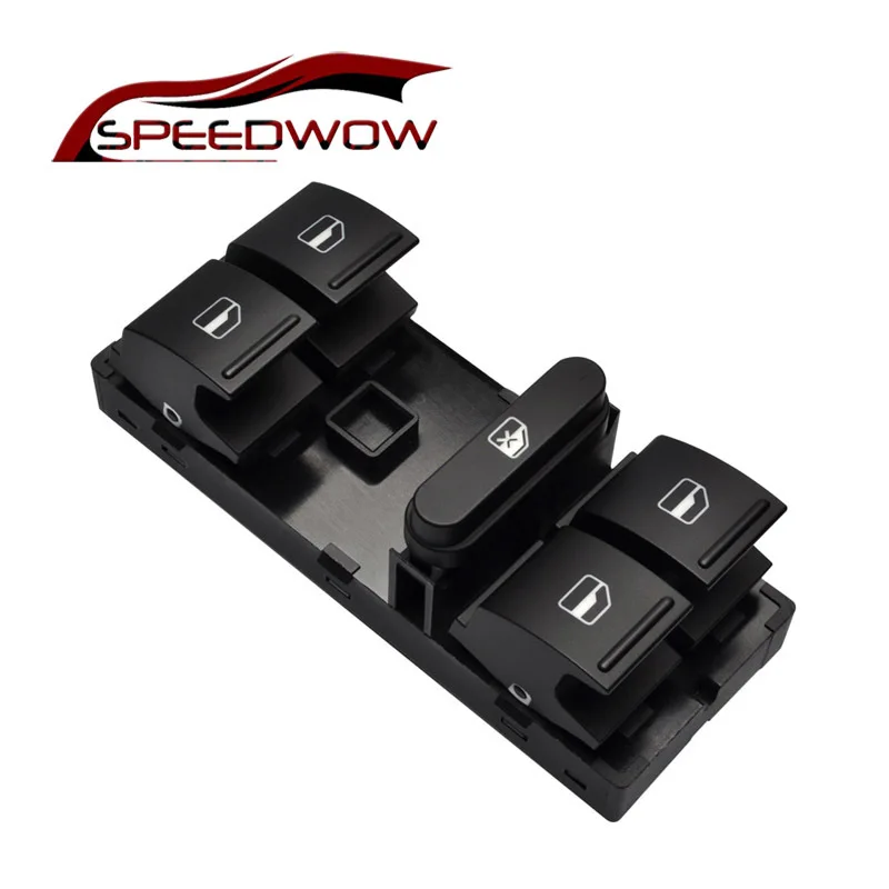 SPEEDWOW черный Электрический Мощность мастер кнопка включения окно для Jetta MK5 Mk6 Tiguan Passat B6 B7 OEM 1K4959857B VW Golf 5 Golf 6