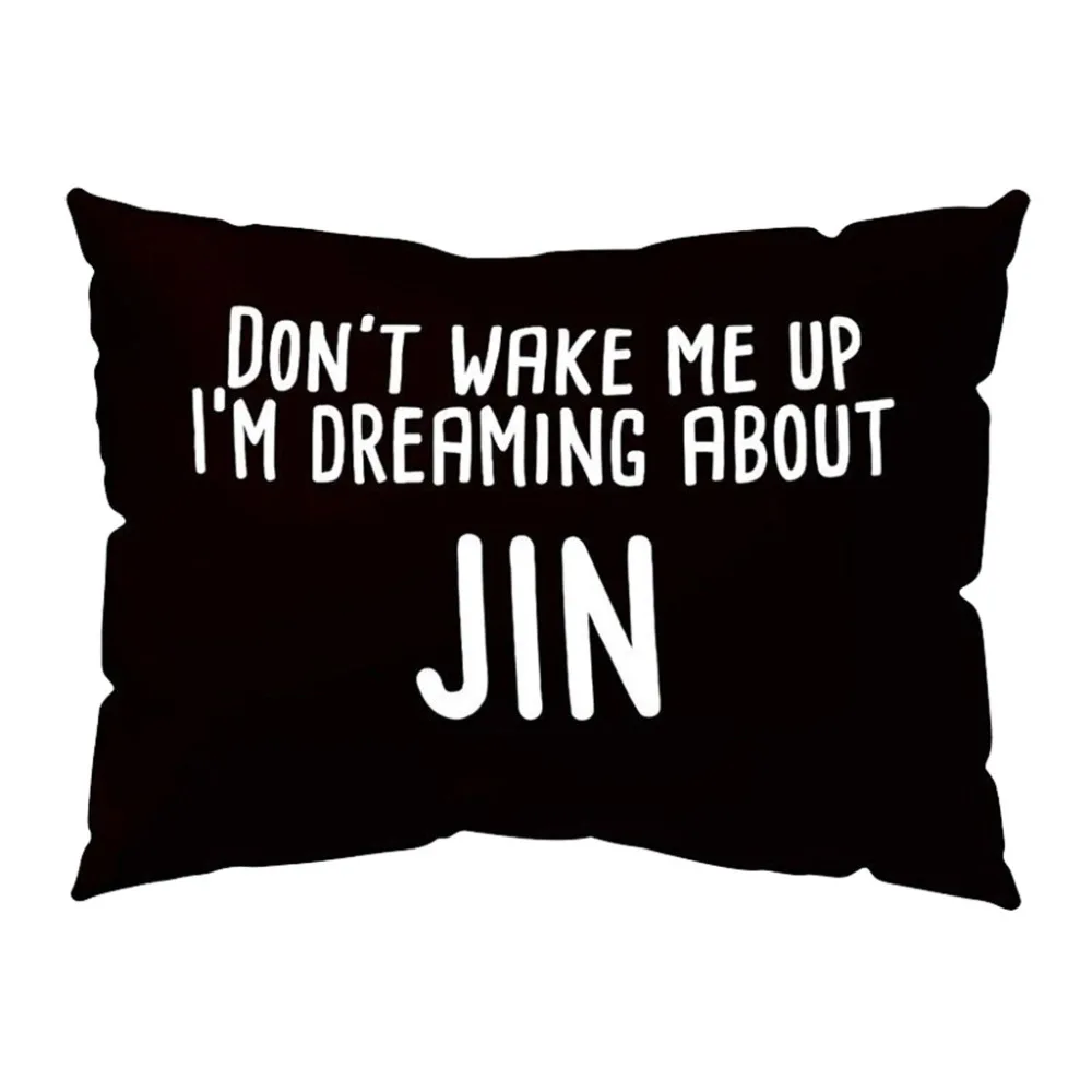 Чехол для подушки KPOP прямоугольный чехол с надписью Don't WAKE ME домашний декор
