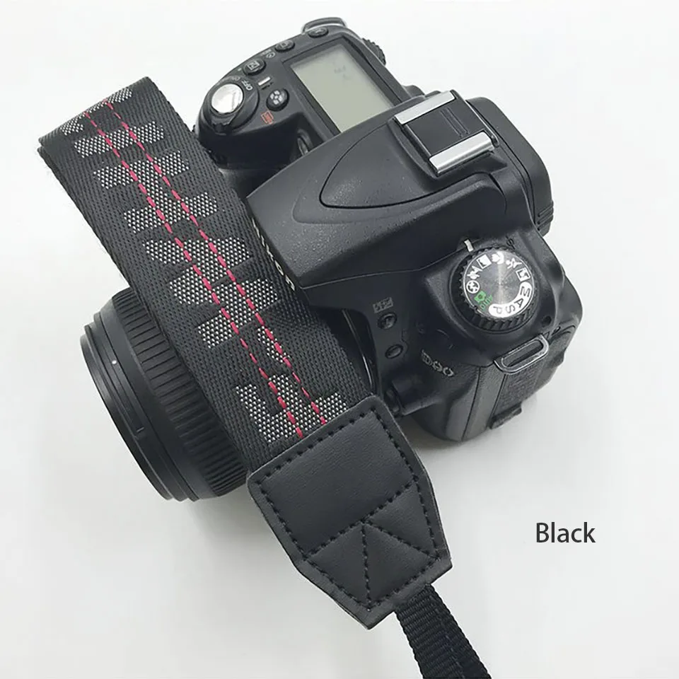 Ремешок для SLR камеры с белым неопреновым ремешком на шею для Canon Nikon Pentax sony фужи Олимпус красочный Off-White ремешок для камеры
