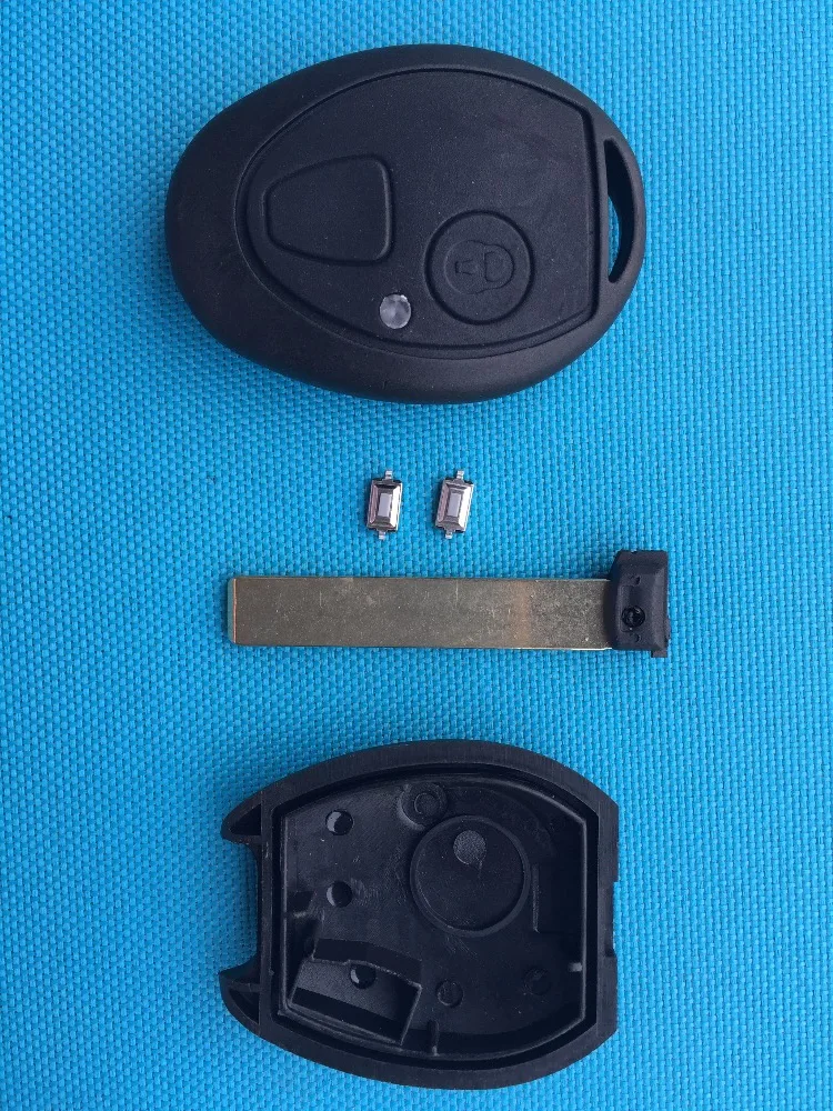 Key Case Car Key Shell Car Remote Key Car Key Key Shell For Rover 75 MG ZT Replacement 2 Buttons Remote Key FOB Shell Case Uncut Blade +2Pcs Micro Switches Car Accessories Auto Parts