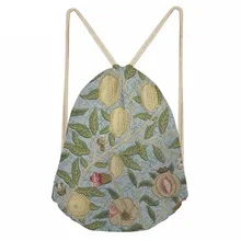 Винтажный стиль, женские сумки с цветочным узором и шнуровкой, многофункциональные большие сумки для хранения, рюкзаки