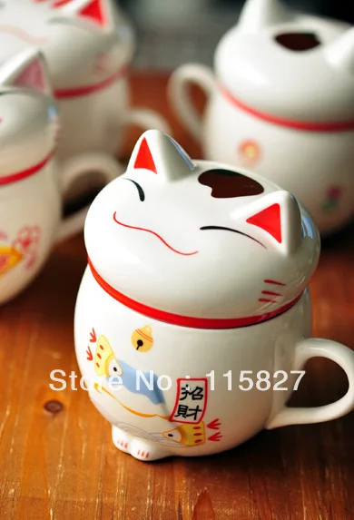 Мин orde r$ 20 (смешанные предметы) кружка для кофе Lucky cat чашка молока капельная