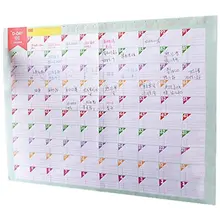 3 простыни Детские план бумага 100 обратный отсчет в днях расписание настенные календари ежедневно еженедельно месяцев планировщик цели Организатор для работы/