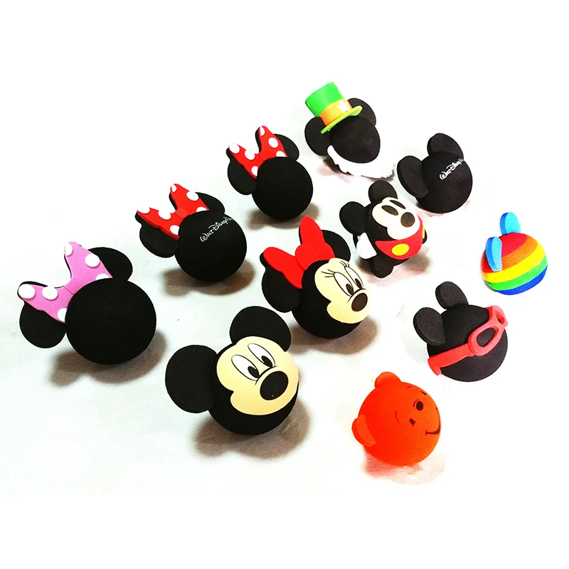 

30pcs Wholesale Mickey Minnie Cat Panda Princess Adorable Cartoon Doll Antenna Ball Aerial Topper Decoration Car Roof Ornament