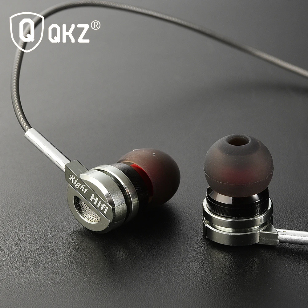 Наушники QKZ DM9 из цинкового сплава HiFi наушники вкладыши fone de ouvido гарнитура auriculares