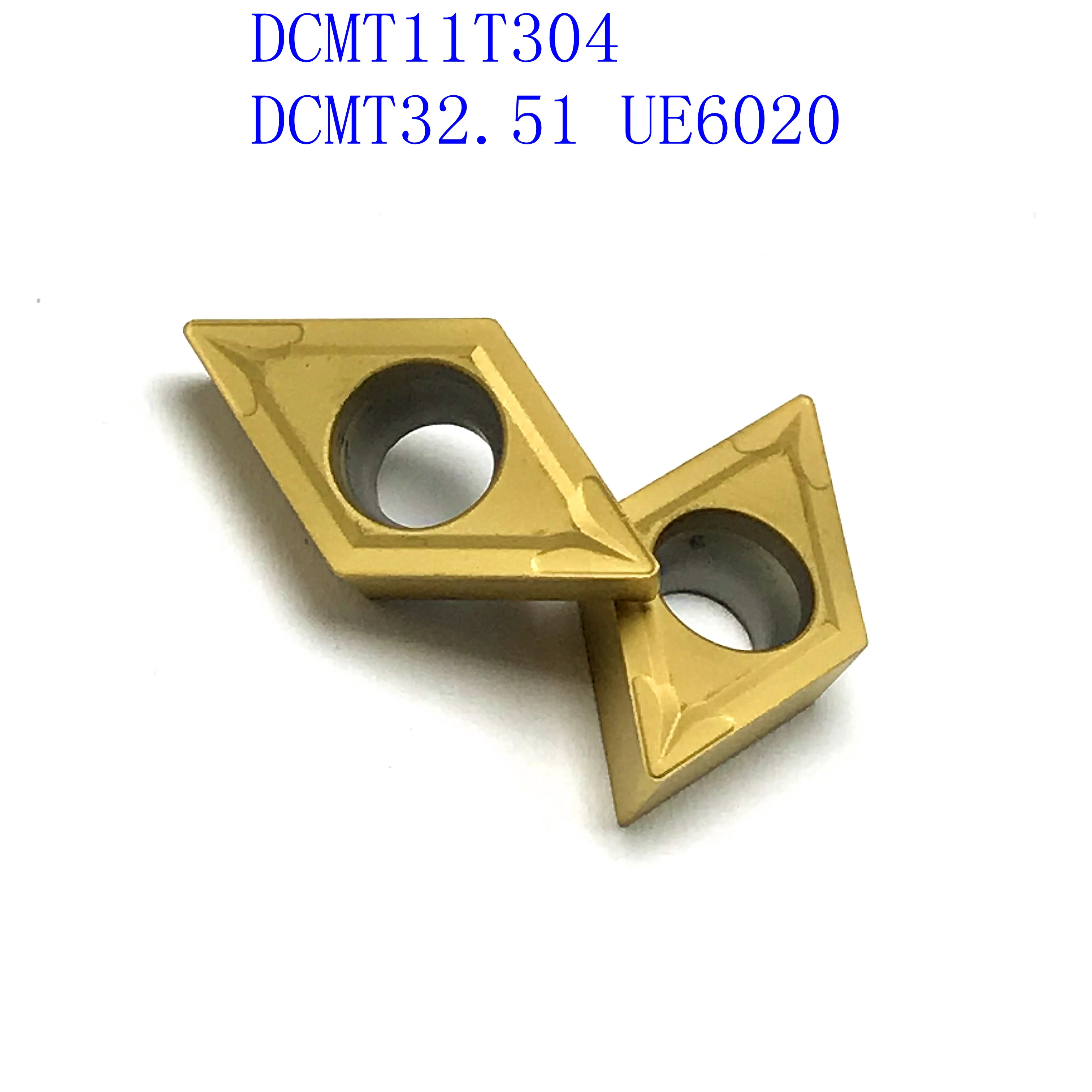 

45° turning tool DCMT11T304 / DCMT32.51 UE6020 for external turning and internal turning, hard alloy wear resistant