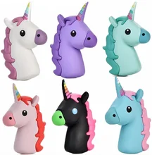 2600 mAh Unicorn Power Bank for iPhone SAMSUNG Xiaomi Lovely Emoji Cartoon Cute Unicorn Portable External Backup Battery Charger