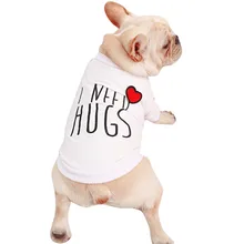 Модная белая рубашка с круглым вырезом для маленьких и средних домашних животных милая летняя жилетка для щенков одежда для весны и лета H0531