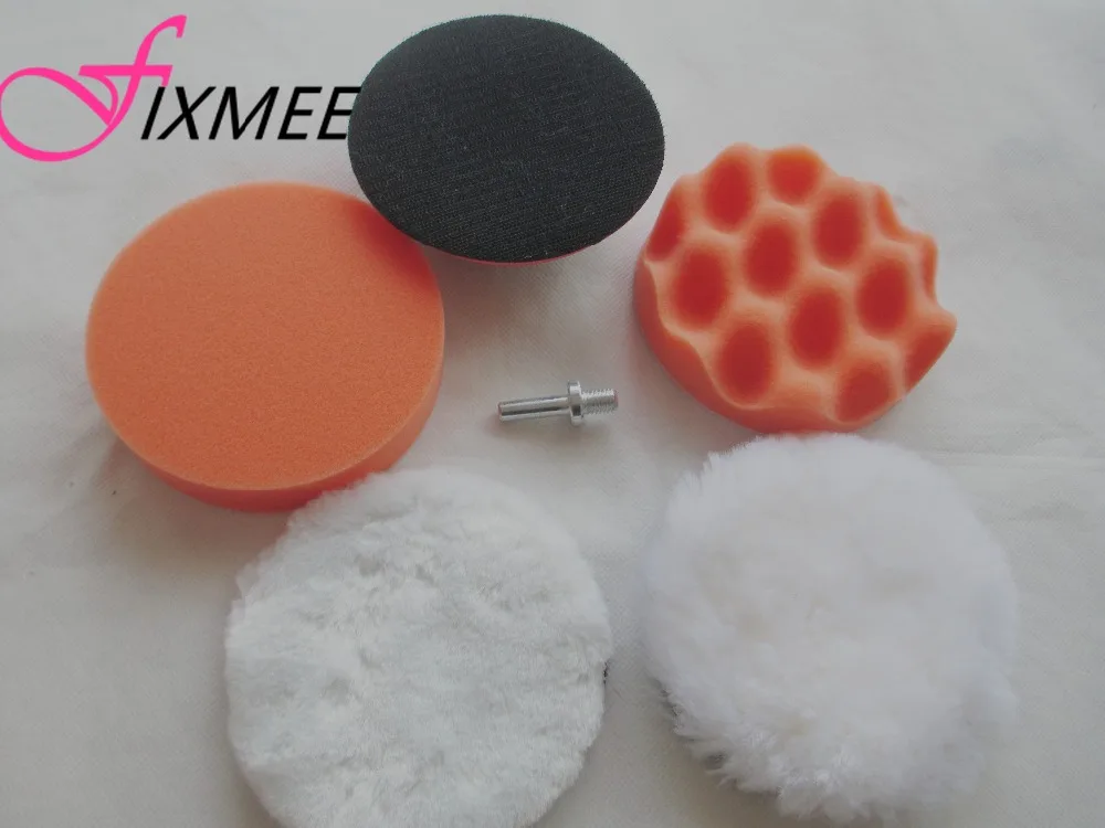Fixmee 5pcs4'' высокого полная полировка буферная прокладка комплект &amp HQ сверло