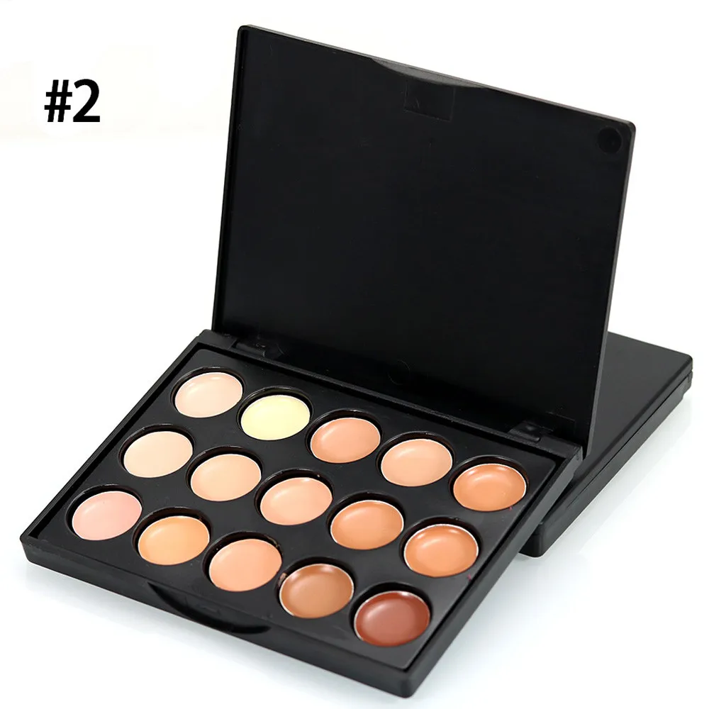 15 Colors Face Concealer Palette Camouflage Cream Contour Palette Maquillaje Profesional Corretivo Maquiagem Popfeel MIni