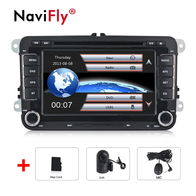 " RDS автомобильный dvd мультимедийный плеер радио gps для Volkswagen VW golf 4 golf 5 6 touran passat B6 jetta transporter t5 polo tiguan - Цвет: car dvd DVR