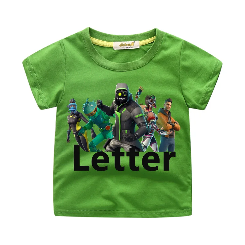 

Battle Royale Hot Game T-shirts Kids Clothing Boys Girls Summer Fortnight Tshirts Costume Children Short Sleeve Clothes FR75