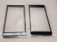 Wholesale 10pcs/lot For Huawei Mate7 Black White Front Glass Lens 100% Brand New Grad A +++ Quality Free Shipping With Logo