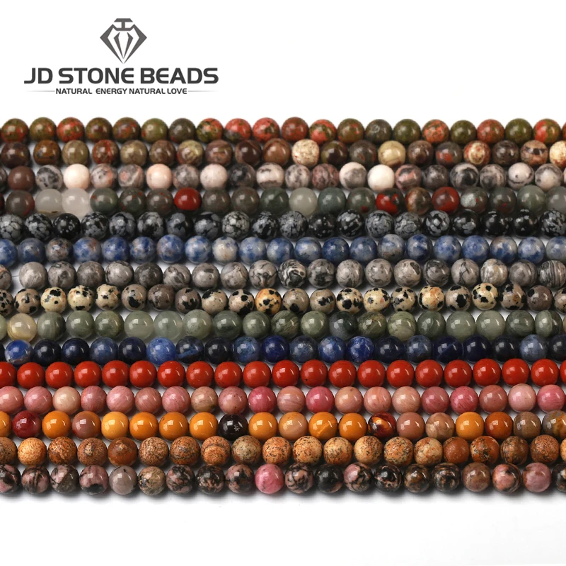 

Hot Sale 18 Colors Natural stone Gemstone beads for Handmade DIY Necklace Bracelet Accessory Wholesale Free Shipping