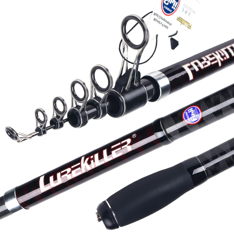 Lurekiller новые японские части Fuji Tele Surf Rod 4,25 м 100-250 г телескопический стержень для серфинга длинный стержень для литья