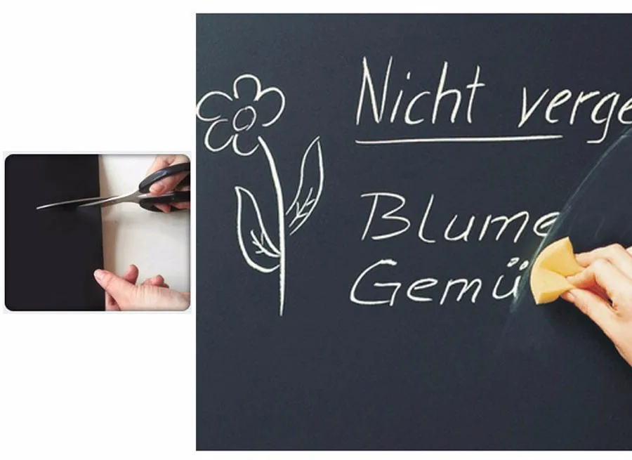 Adesivos de Parede Blackboard Crianças Desenho Brinquedo Vinil Quadro Pintura Giz Parede 60*200 cm 5 High Quality Brinquedos e hobbies