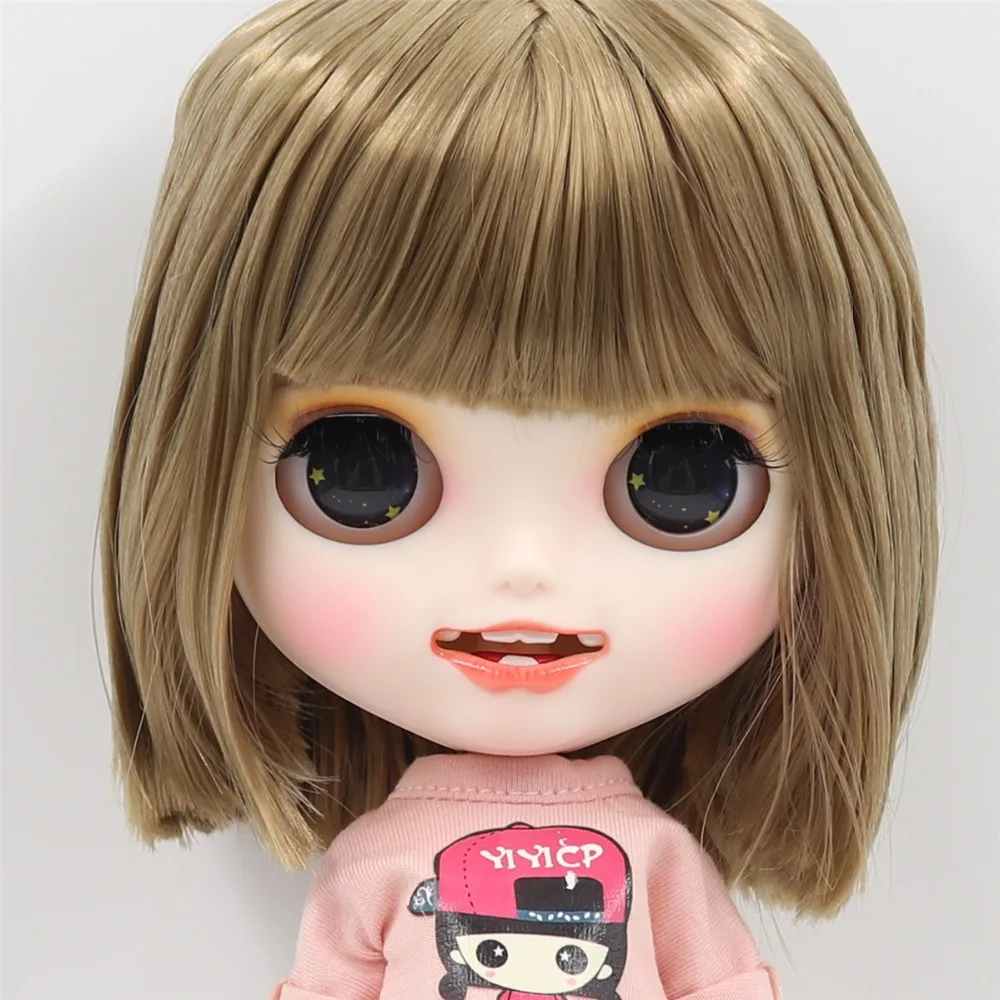 Ледяная кукла DBS Blyth 1/6 bjd белая кожа сужение тела короткие каштановые волосы с