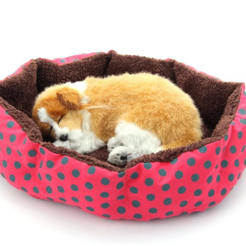 

Winter Warm Pet Mat Dog Puppy House for Cats Sleeping Bag Cave Lovely Soft Suitable Cat Dog Bed House for Pets Cushion